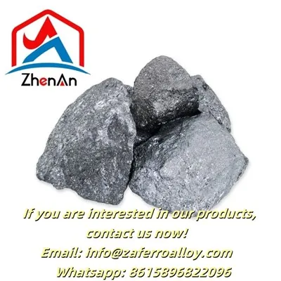 Liga de silício de alto carbono cinza de prata